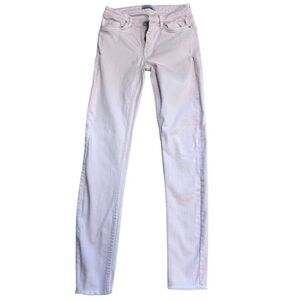 VGUC Zara Women's Skinny Jeans M Pastel Pink Mid-Rise Denim Spring